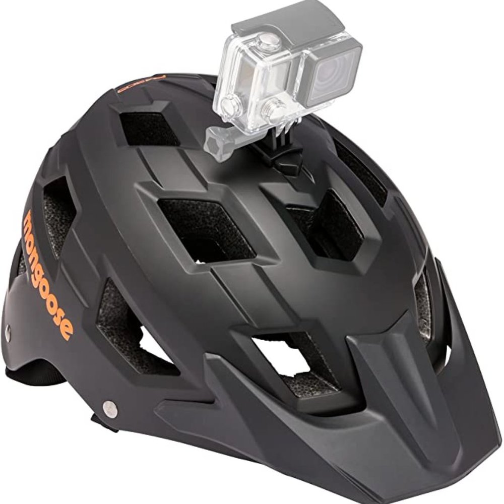 Mongoose Capture Bike Helmet w/ Go Pro Camera Mount,only 1 part of buckle pair